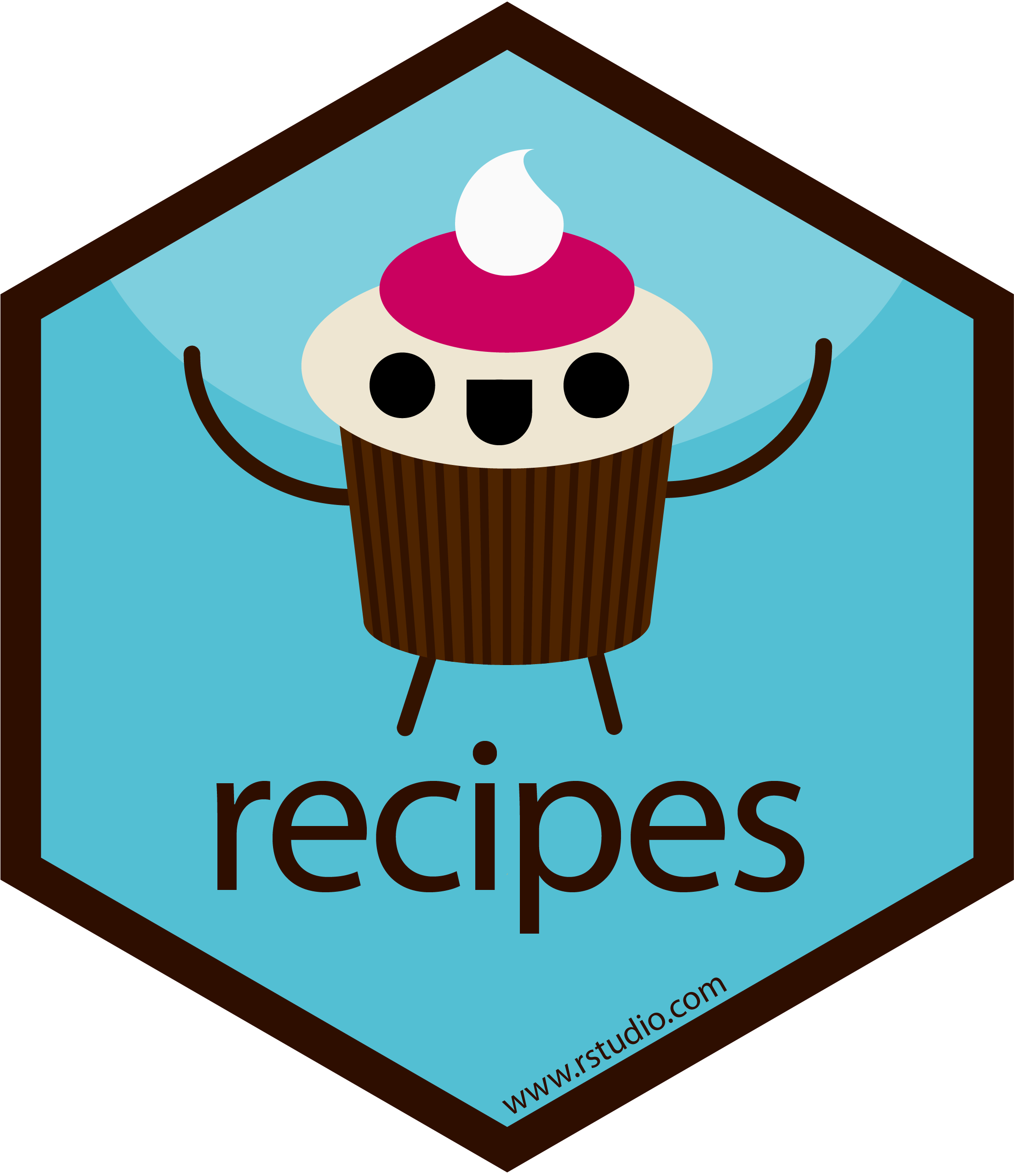 recipes hex sticker